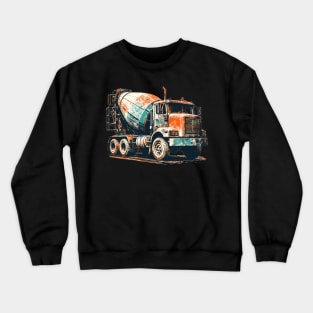 Concrete Mixer Truck Crewneck Sweatshirt